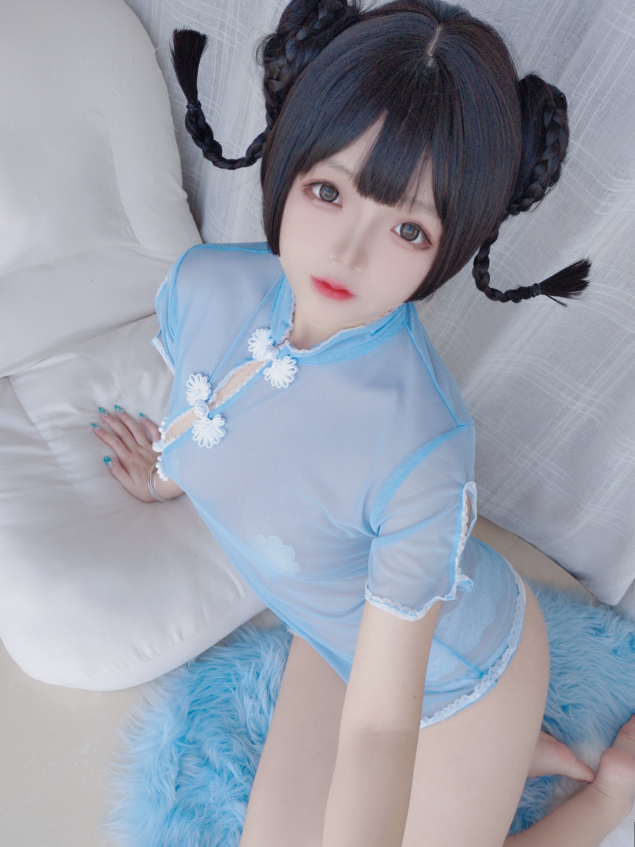图片[1]-日奈娇 – NO.232 透明旗袍自拍[50P]-XikXak